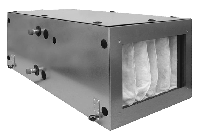 Компактные моноблочные приточные установки SHUFT серии CAU-R-W с водяным нагревом