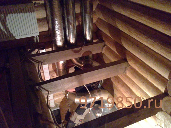 Приточно-вытяжная вентиляция деревянного бассейна, прокладка воздуховодов в прилегающем помещении
