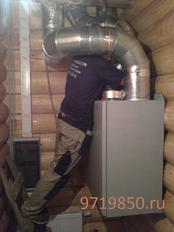 Приточно-вытяжная вентиляция в деревянном бассейне, монтаж приточно вытяжной установки в техническом помещении