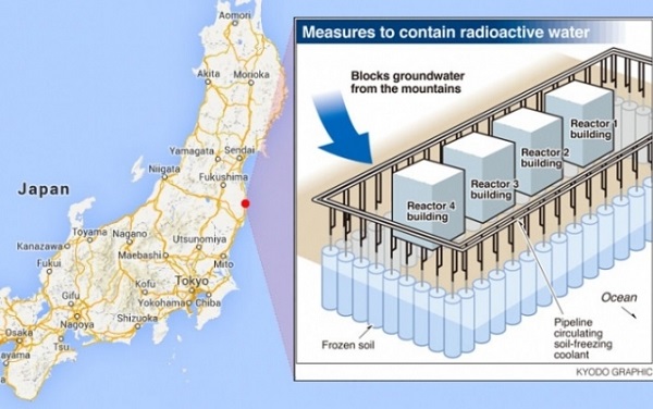 под аварийной станцией Фукусима создадут вечную мерзлоту 